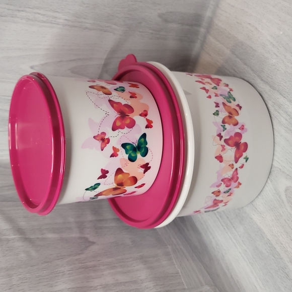 Tupperware Other - Tupperware Butterflies Canister set of 2 New